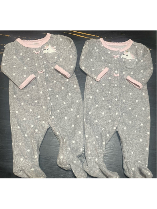 Carter's Other - Carter’s Girls Newborn Twin Sleepers, And Bodysuits
